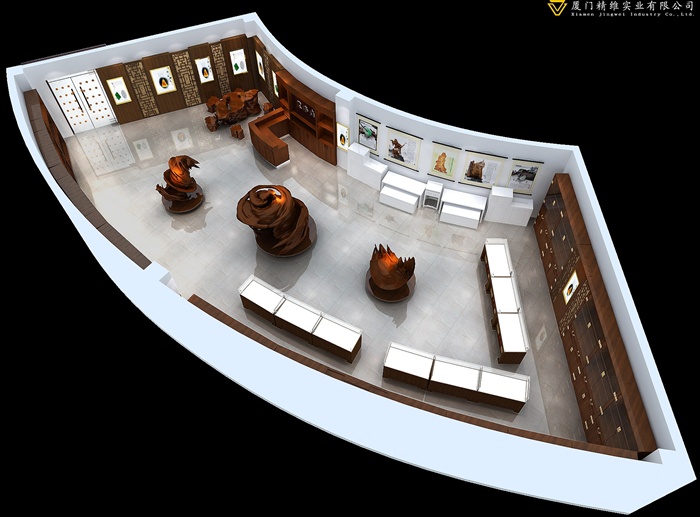 某中式小展館裝飾設(shè)計MAX模型