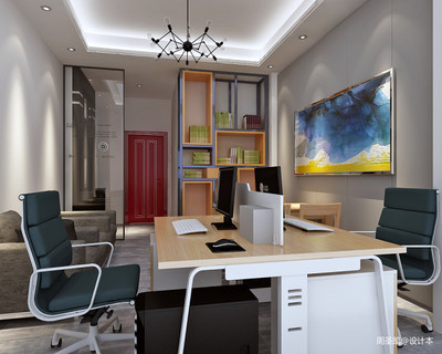 老板辦公室-裝修設(shè)計(jì)效果圖-周圣凱設(shè)計(jì)師作品-設(shè)計(jì)本