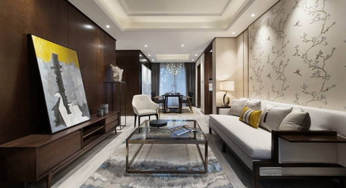 200平米中式四居室裝修設(shè)計(jì)效果圖